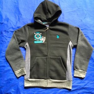 U.S polo boys zipper Hoodie